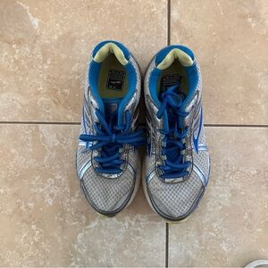 Brooks Blue and White Running Shoes